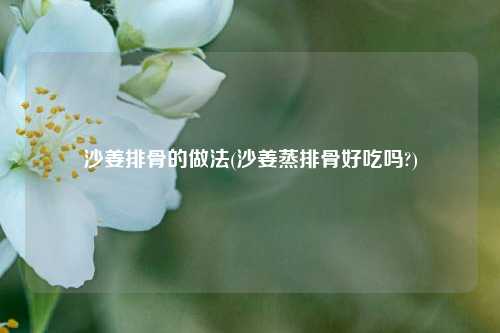 沙姜排骨的做法(沙姜蒸排骨好吃吗?)